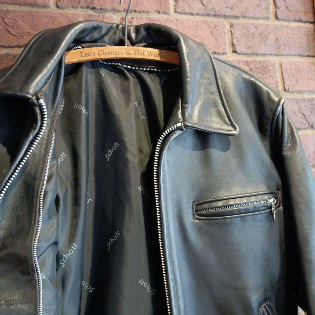Schott（ショット）642 レザーライダースジャケット サイズ40 古着