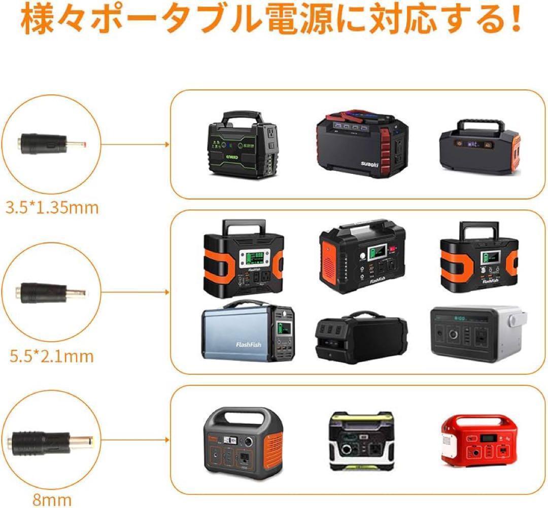 ソーラーパネル充電器 60W 高変換効率23％ 折りたたみ 急速充電対応
