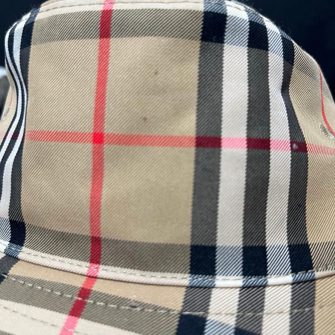 【定番】BURBERRY バケハ　2-3y バーバリーチェック