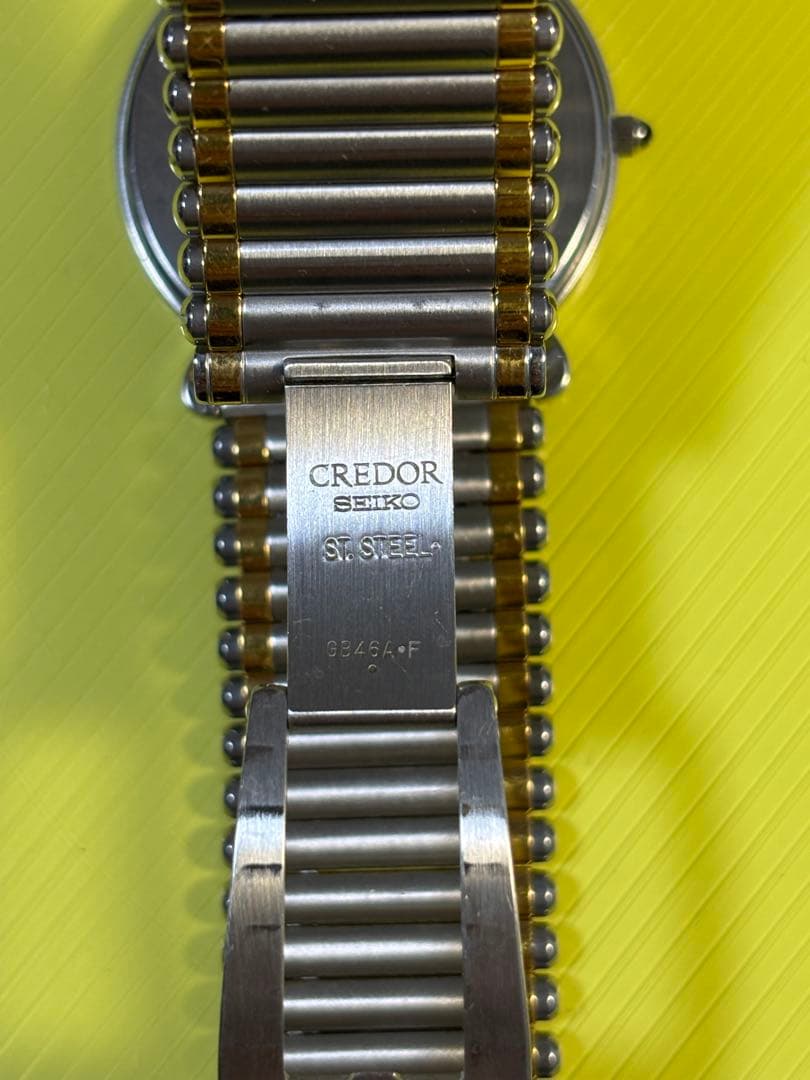 CREDOR ダイヤモンド装飾 腕時計 18KT BEZEL