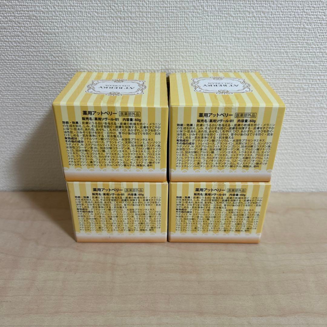 アットベリー ジェルクリーム 60g×4個