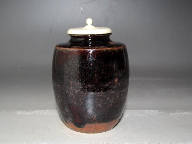 加藤光右衛門　瀬戸茶入「閑松」裏千家鵬雲斎花押の逸品ｋ877