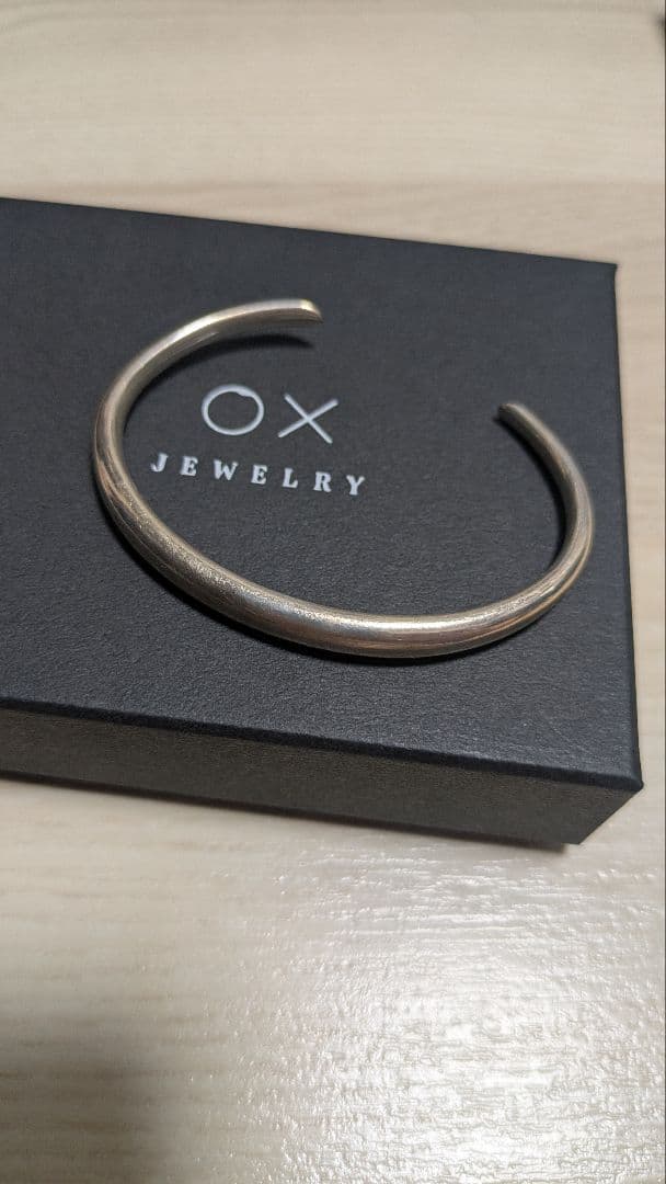 アクセサリー OX JEWELRY Silver Curve Bangle