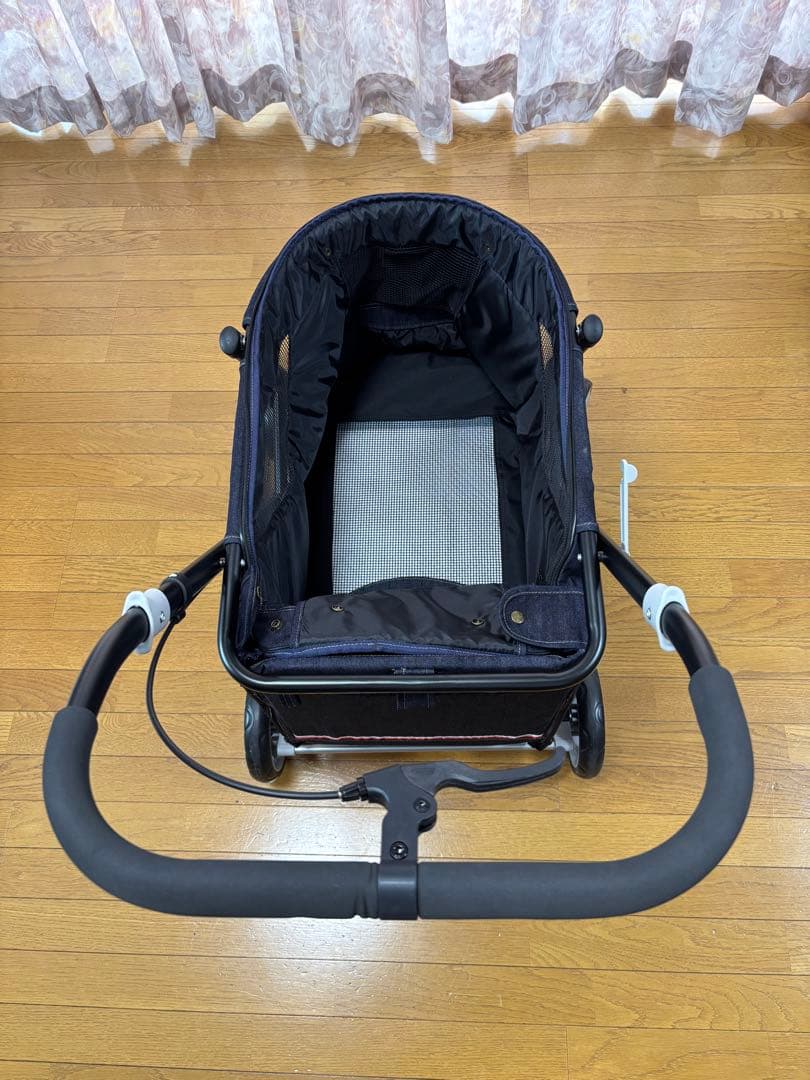 [美品]ボンビアルコン ペット用 バギー 折りたたみ スロープ付