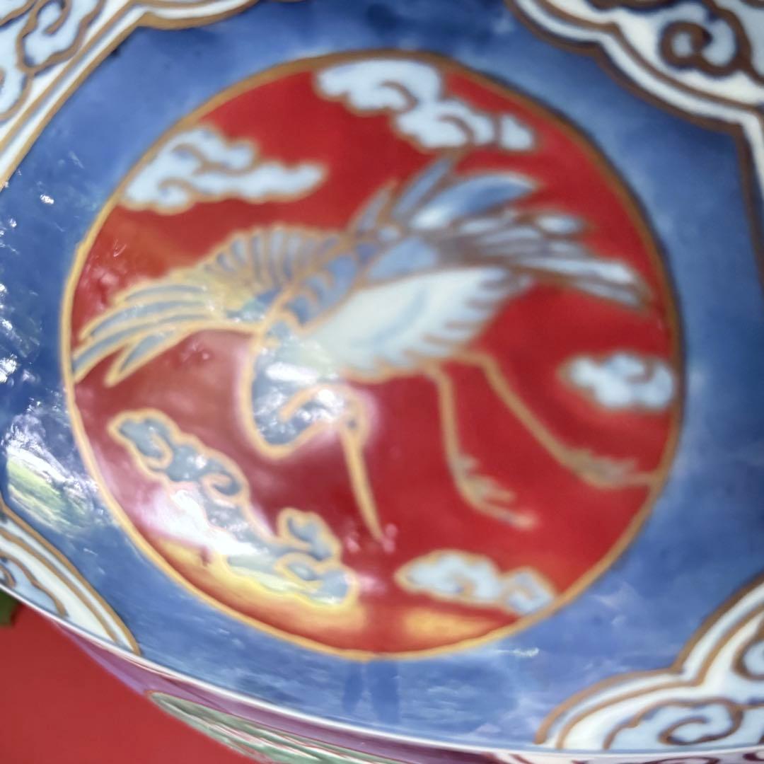 2200様感謝‼️これさえあれば‼️愛蔵品　倣古伊万里錦手蓋付大鉢　食籠1客時代木箱