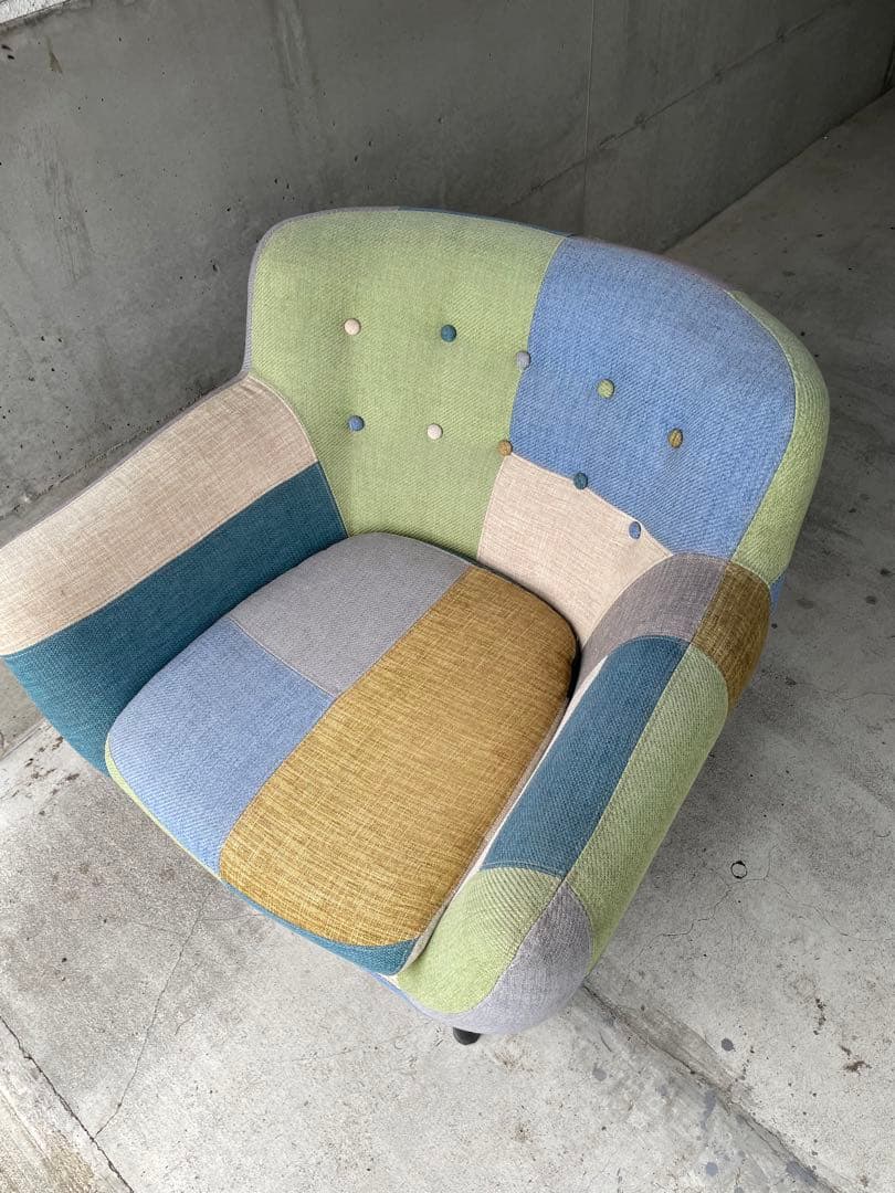 フランフラン　ナビア　パッチワークソファ