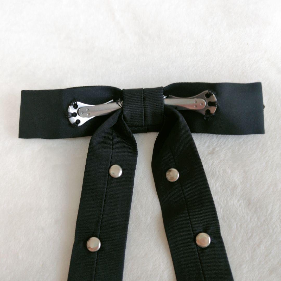 TOGA TOOトーガトゥ　メタルコンチョリボンタイ　TAKUYA着用　ブラック