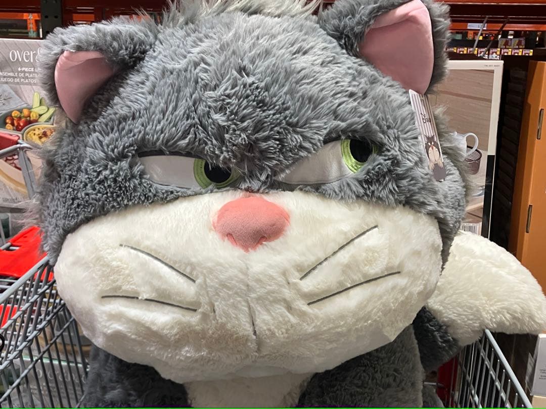 コストコ　ルシファー　特大　ぬいぐるみ　ブランケット付き　クリスマス　プレゼント