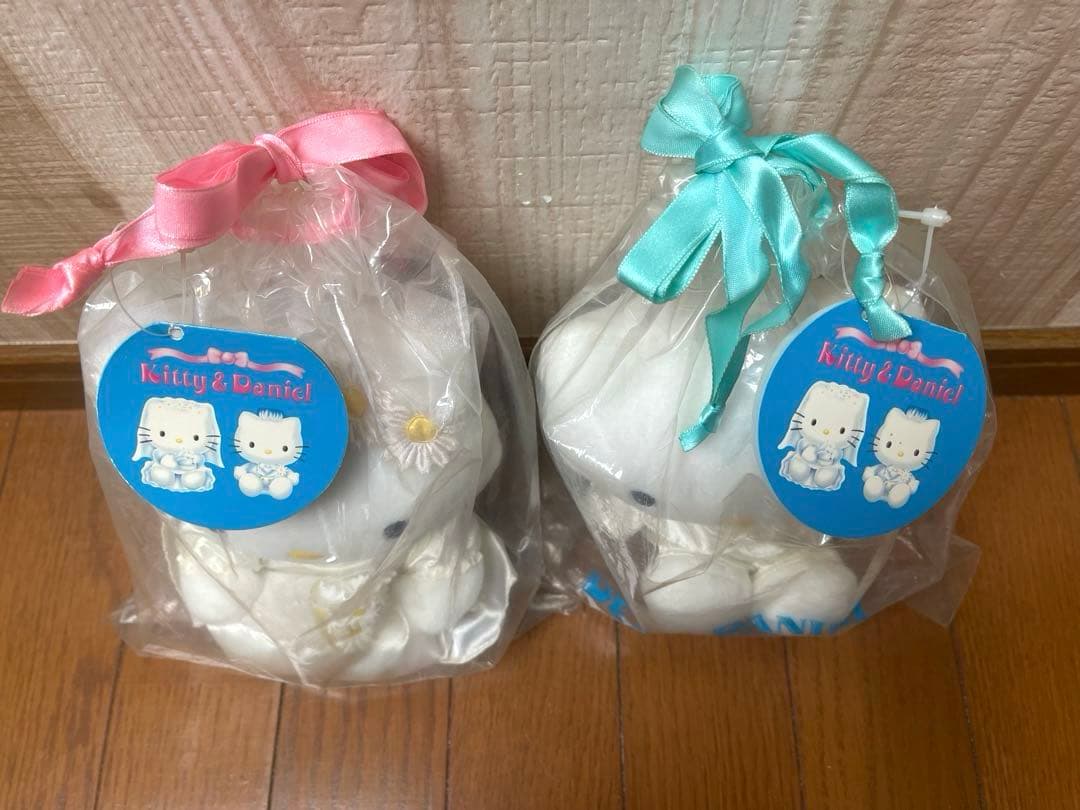 未開封☆キティ ダニエル ウェディング 結婚 マスコット ぬいぐるみ 1999