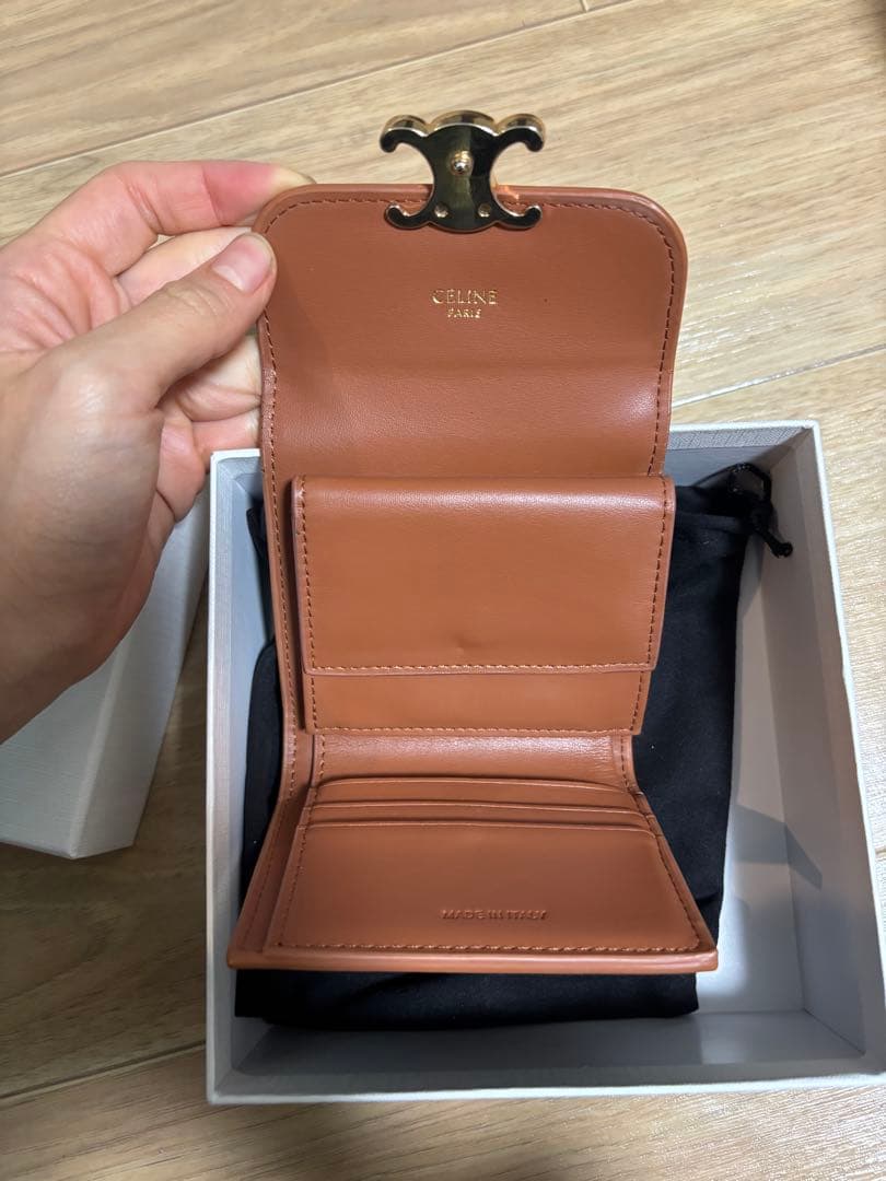 CELINE ブラウン 三つ折り財布 なかえみ