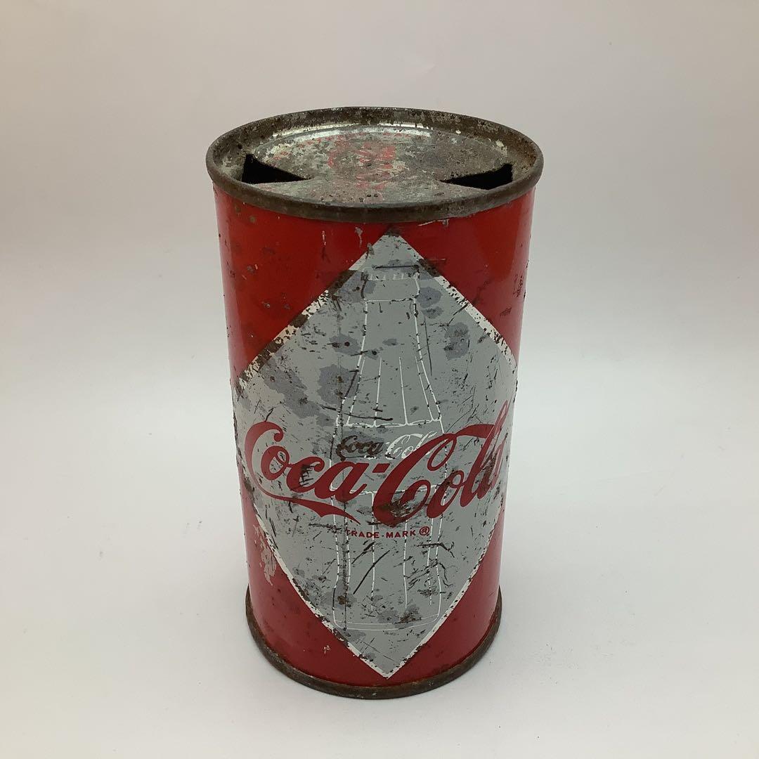 超希少 コカ・コーラ 1960年代 初代 ダイヤ缶 当時物 Coca Cola