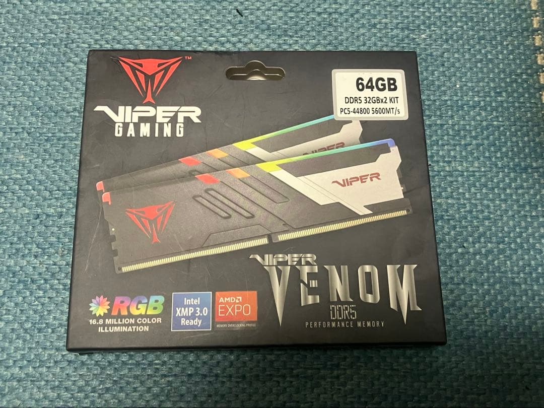 PATRIOT VIPER DDR5 32GB×2 64GB DDR5 5600