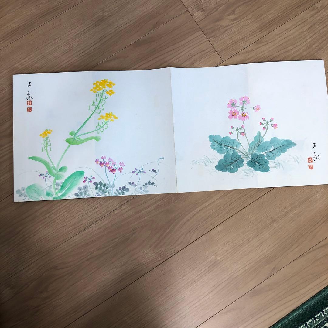 掛け軸　絵帳(2)骨董品　美術品