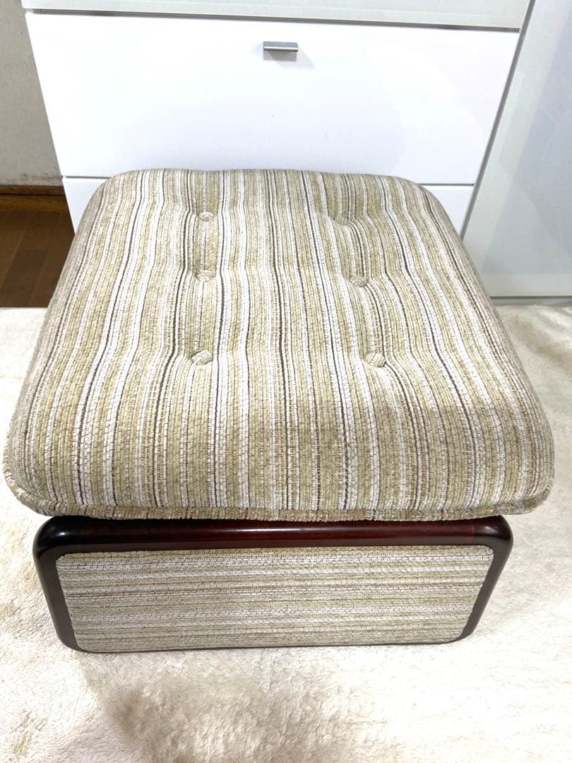 【希少品】karimoku オールドカリモク スツール オットマン　2脚セット