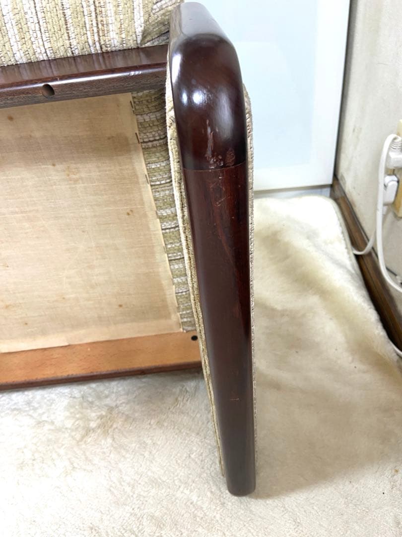 【希少品】karimoku オールドカリモク スツール オットマン　2脚セット