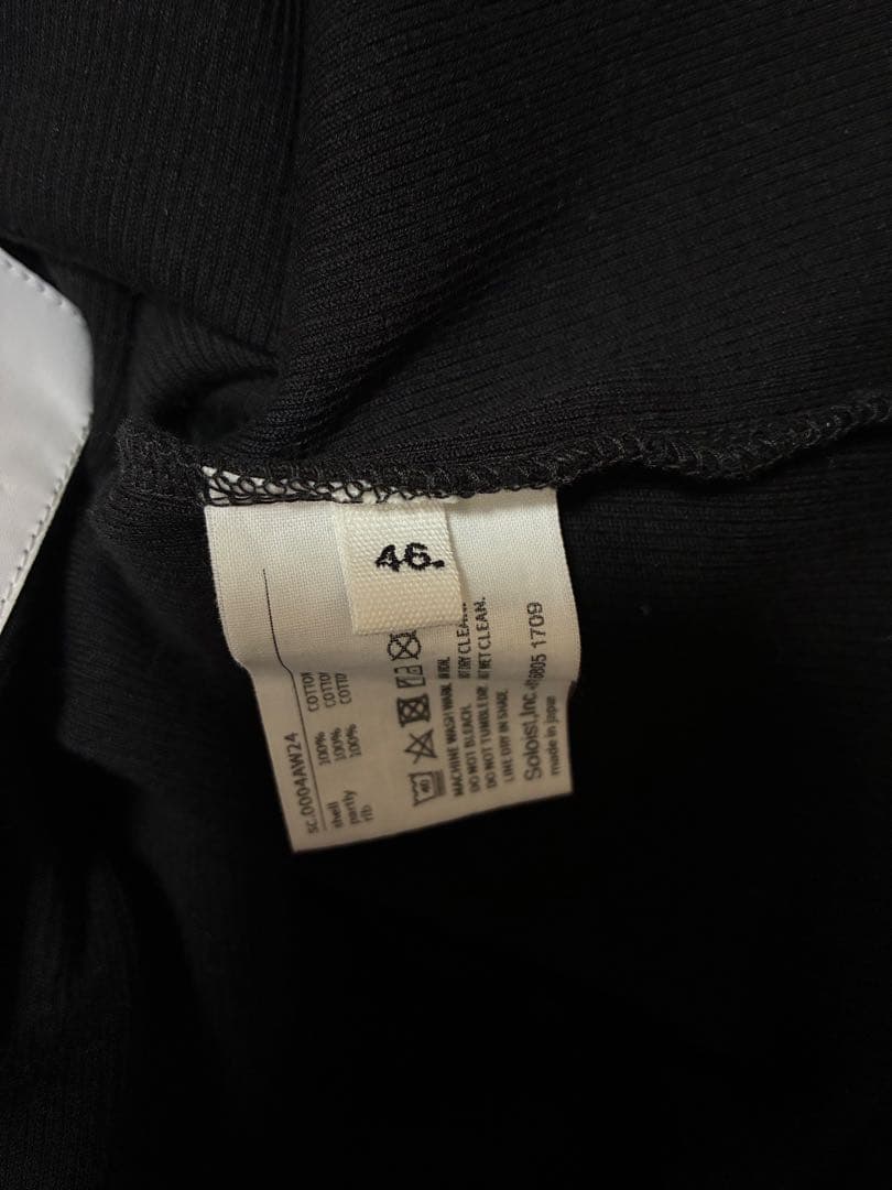 完売品　ソロイスト 24aw ロンパース　size46 black