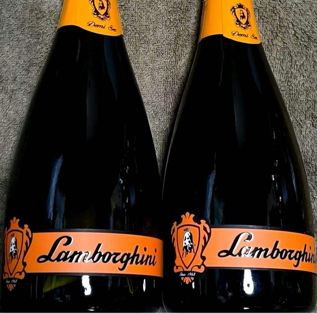 【2本】Lamborghini Demi Sec ランボルギーニ オレンジラベル