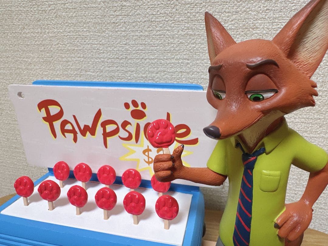 ズートピア　小物入れ　ニック・ワイルド アイスキャンディー　(箱無し)