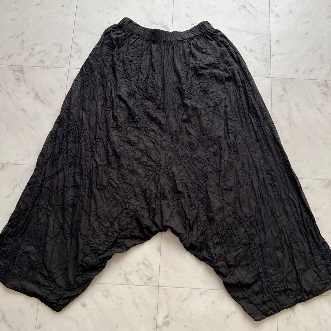 JURGEN LEHL ヨーガンレール ボタニカル総刺繍 サルエルパンツ