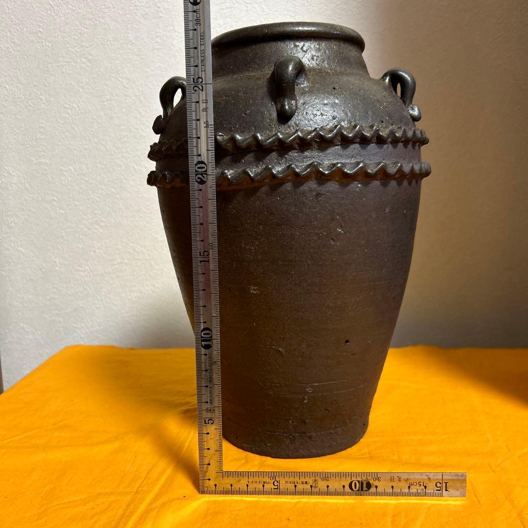 古壺　五耳壺　古美術