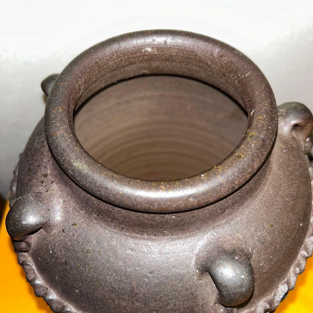 古壺　五耳壺　古美術