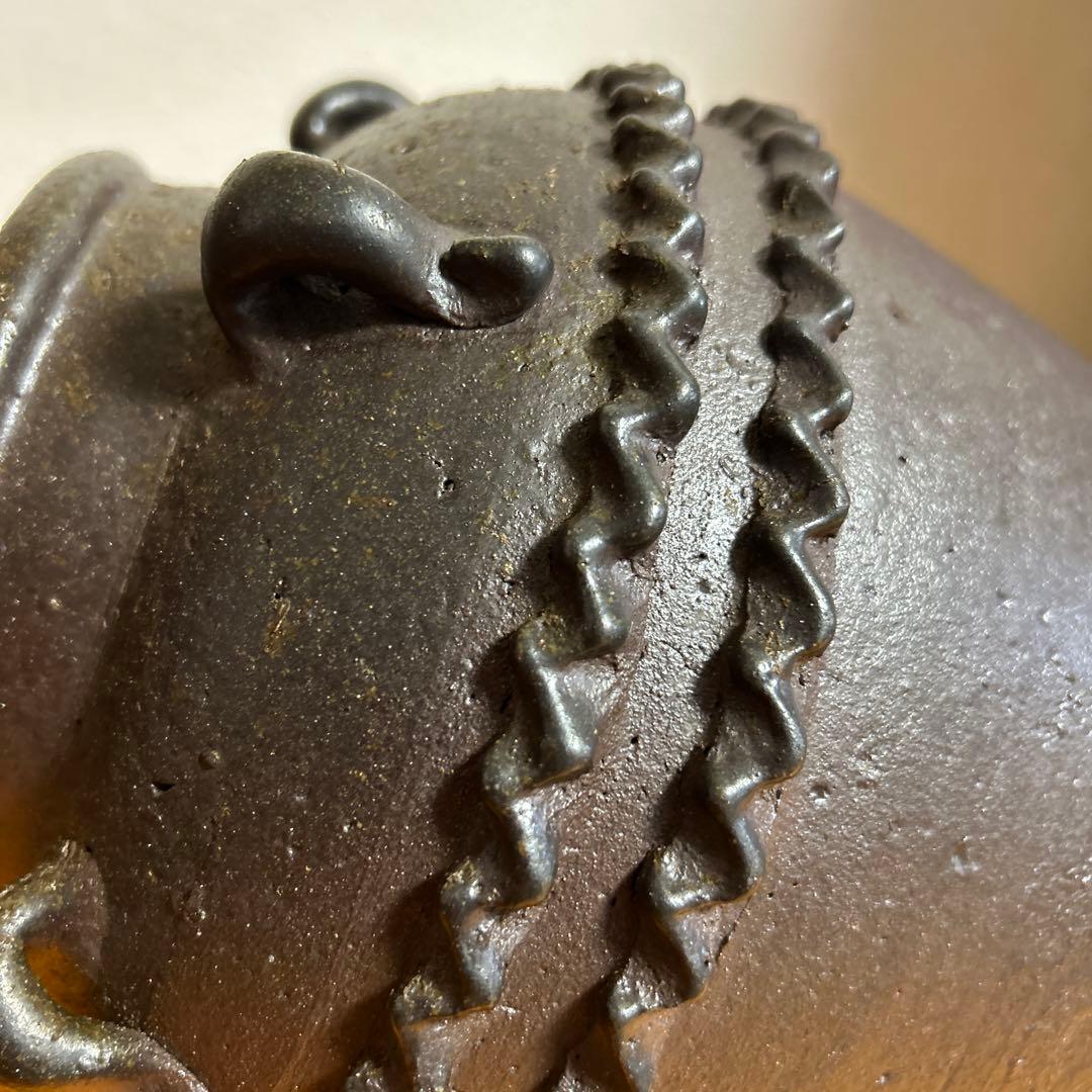 古壺　五耳壺　古美術