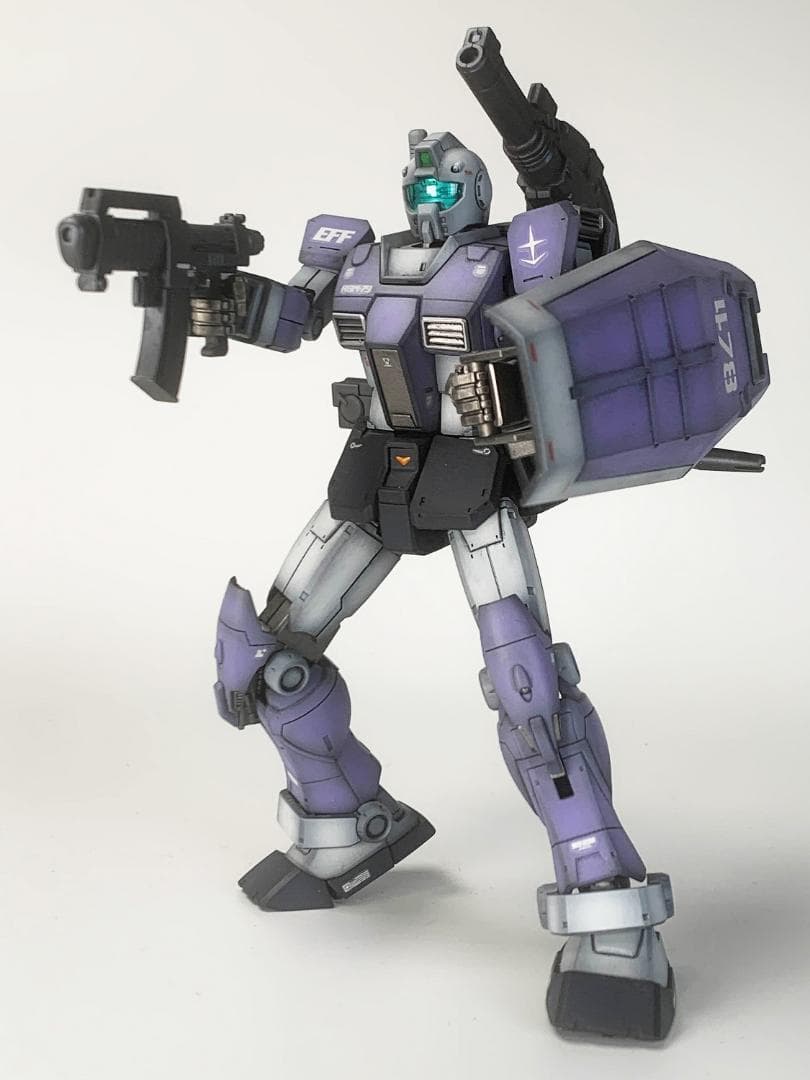 ジム(モロッコ戦線仕様)RGM-79 HG1/144 ガンプラ全塗装完成品