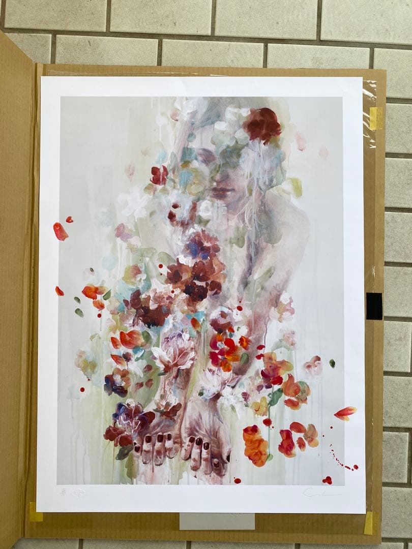 水彩画家 Agnes Cecile アグネス・セシル　未額装 プリント アート