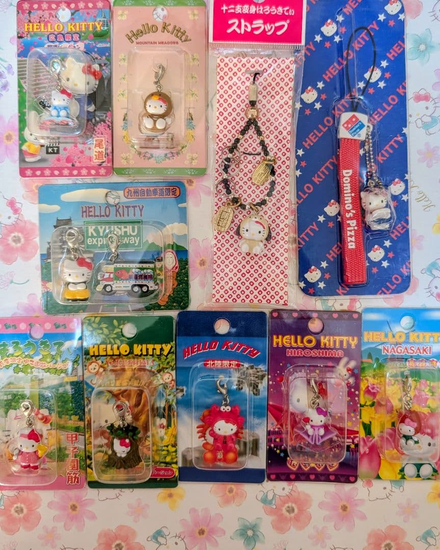 ハローキティ　ご当地キティ　ストラップ　201個おまとめ（ロリータ他）