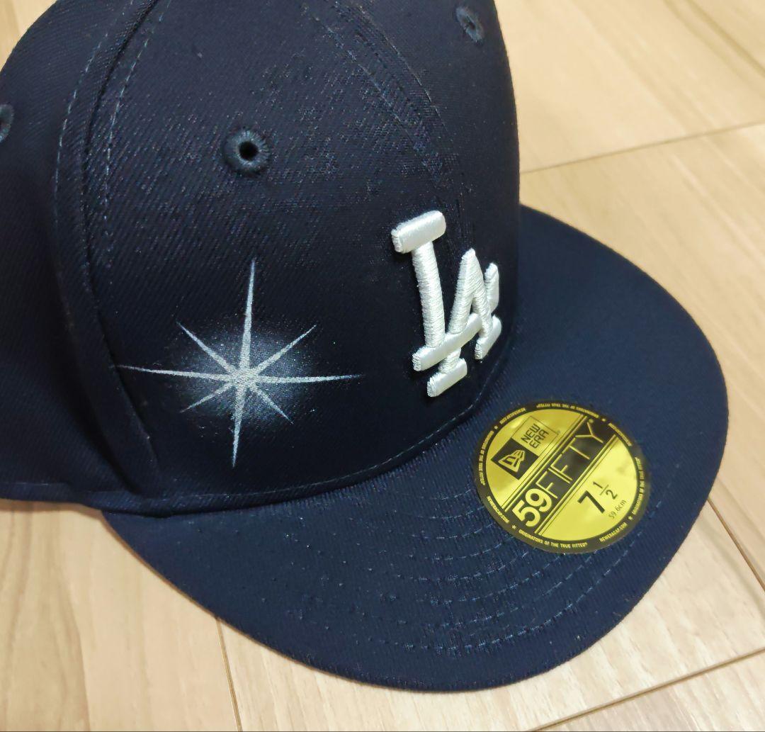 帽子 ay el ay en 59Fifty New Era Dodgers navy