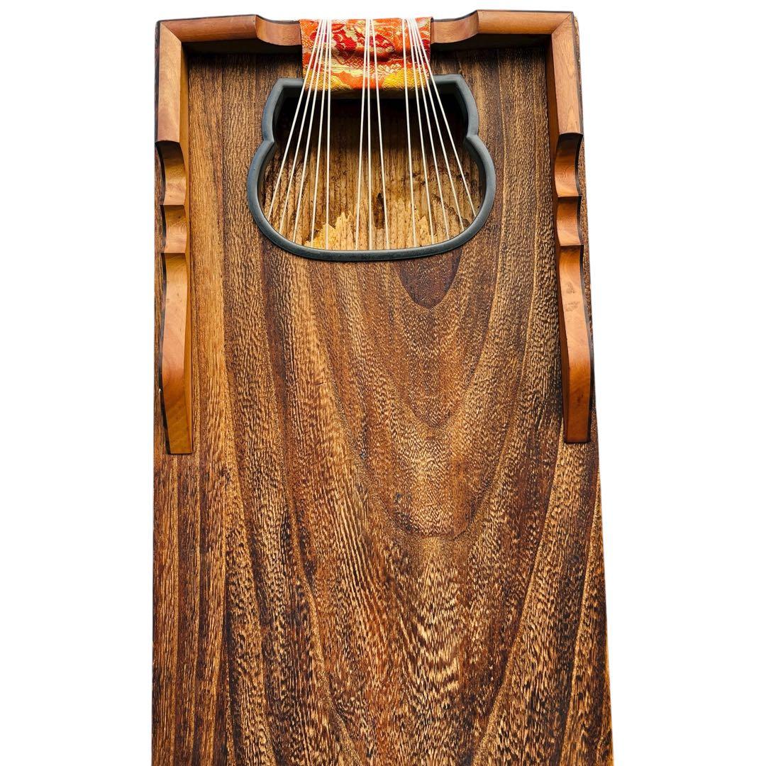 琴 13弦 すだれ彫り 全長178cm