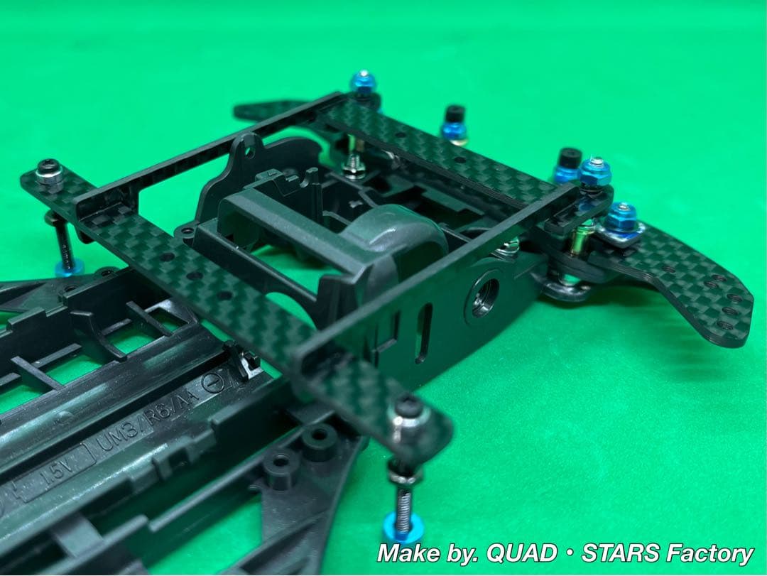 【ミニ四駆・FM-A用】2軸ATピボットバンパー＋フロント提灯【30周年】