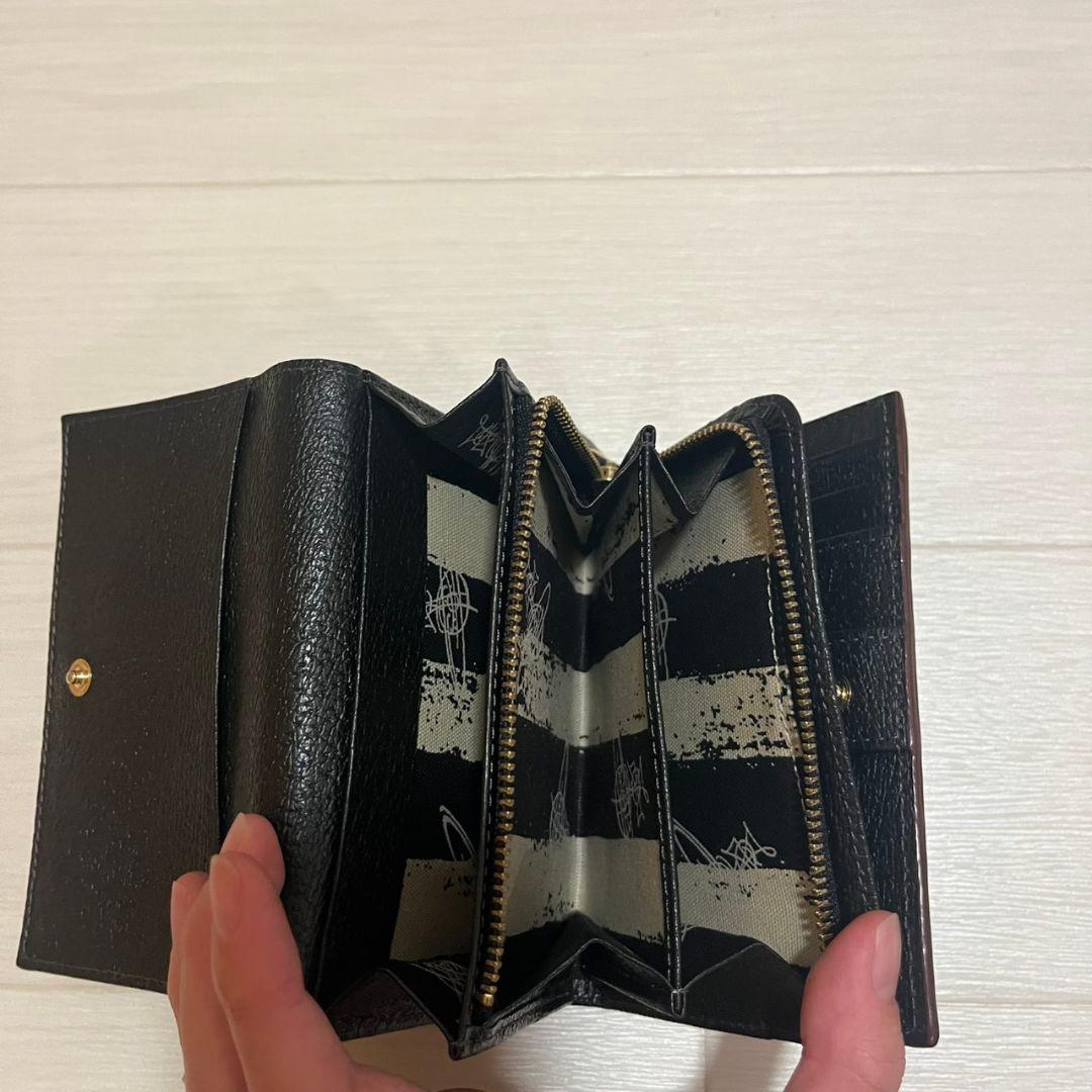 Vivienne Westwood 三つ折り財布 黒 ブラック