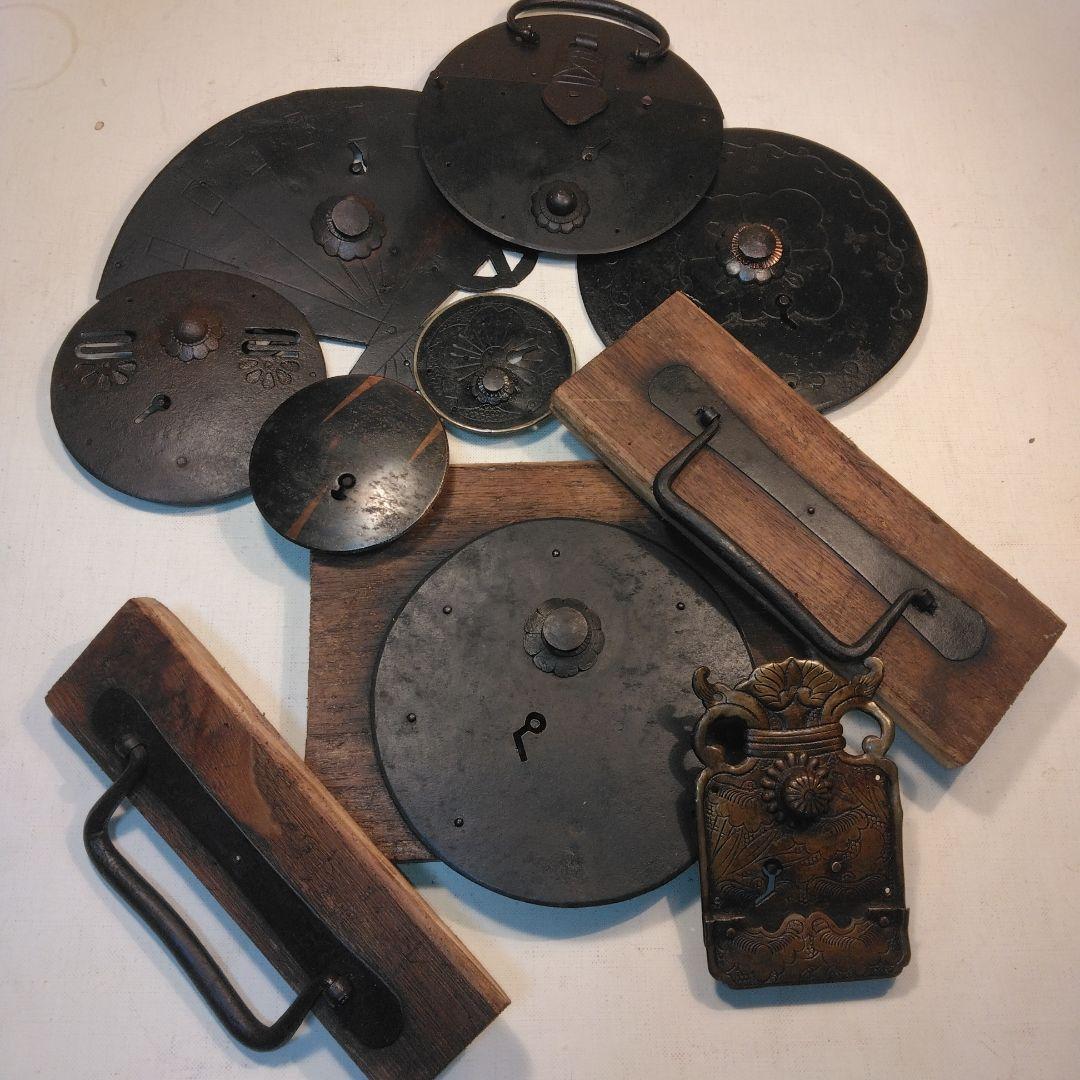 時代タンス金具類　古鉄