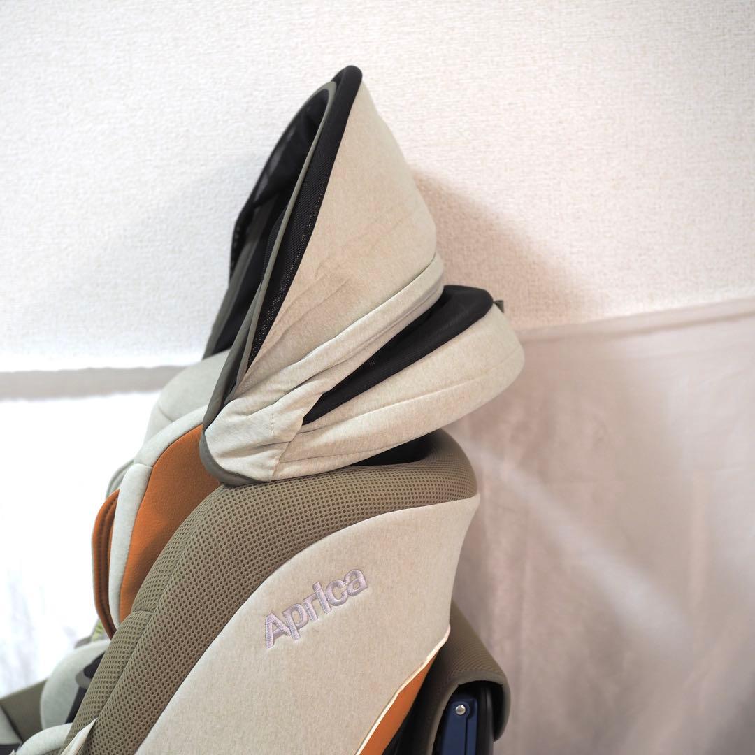 希少 テラコッタ アップリカ　クルリラAC ISOFIX 回転式　シートベルト