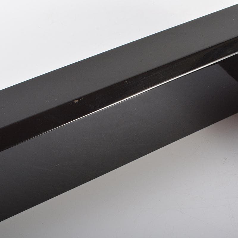 茶道具　輪島塗　 北浜宗真作　真塗　炉縁　共箱　C　R6837B