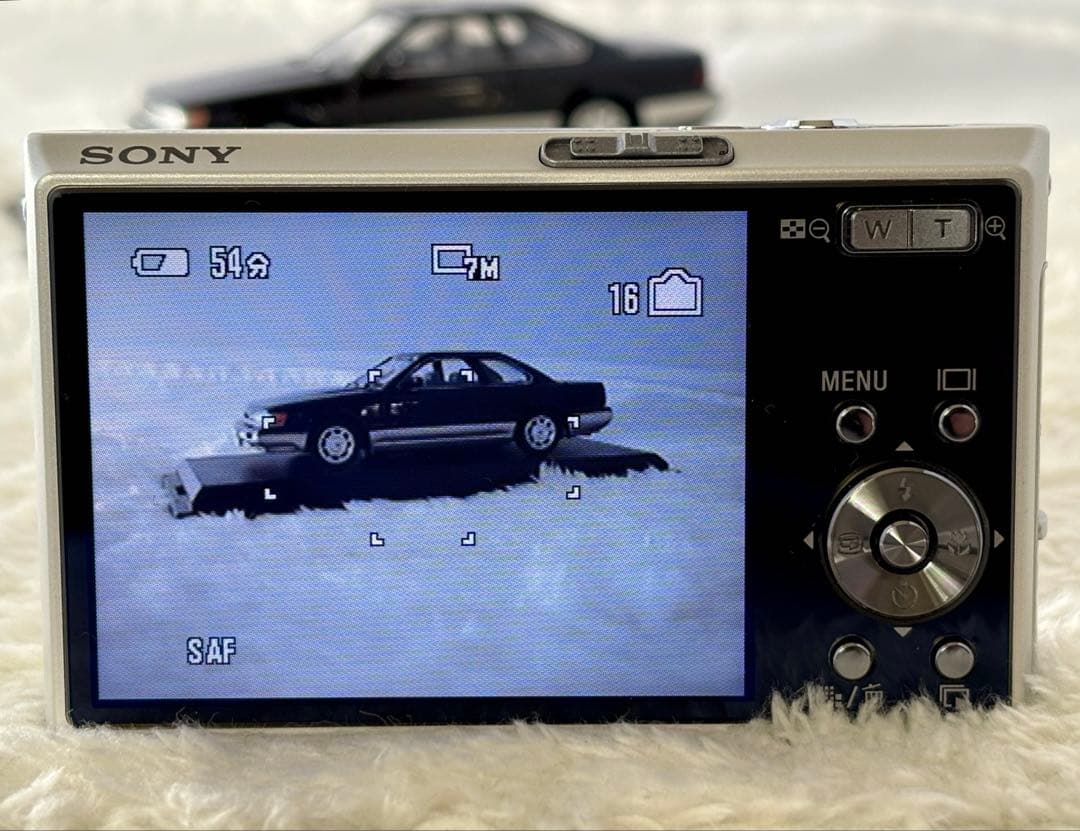 【SONY】Cyber-shot DSC-T30 デジカメ シルバー　コンデジ