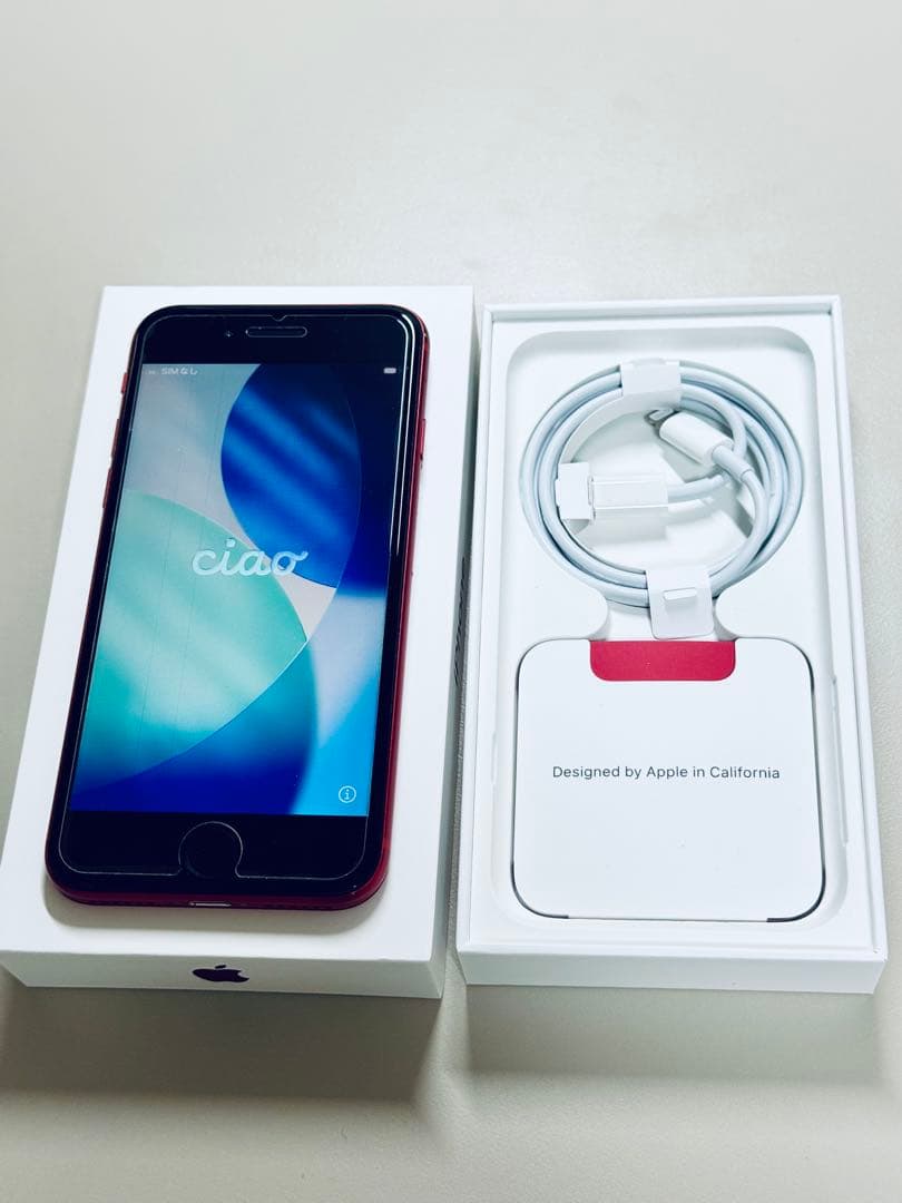 【ジャンク タッチ不良】iPhone SE2 64GB レッド MHGR3J/A
