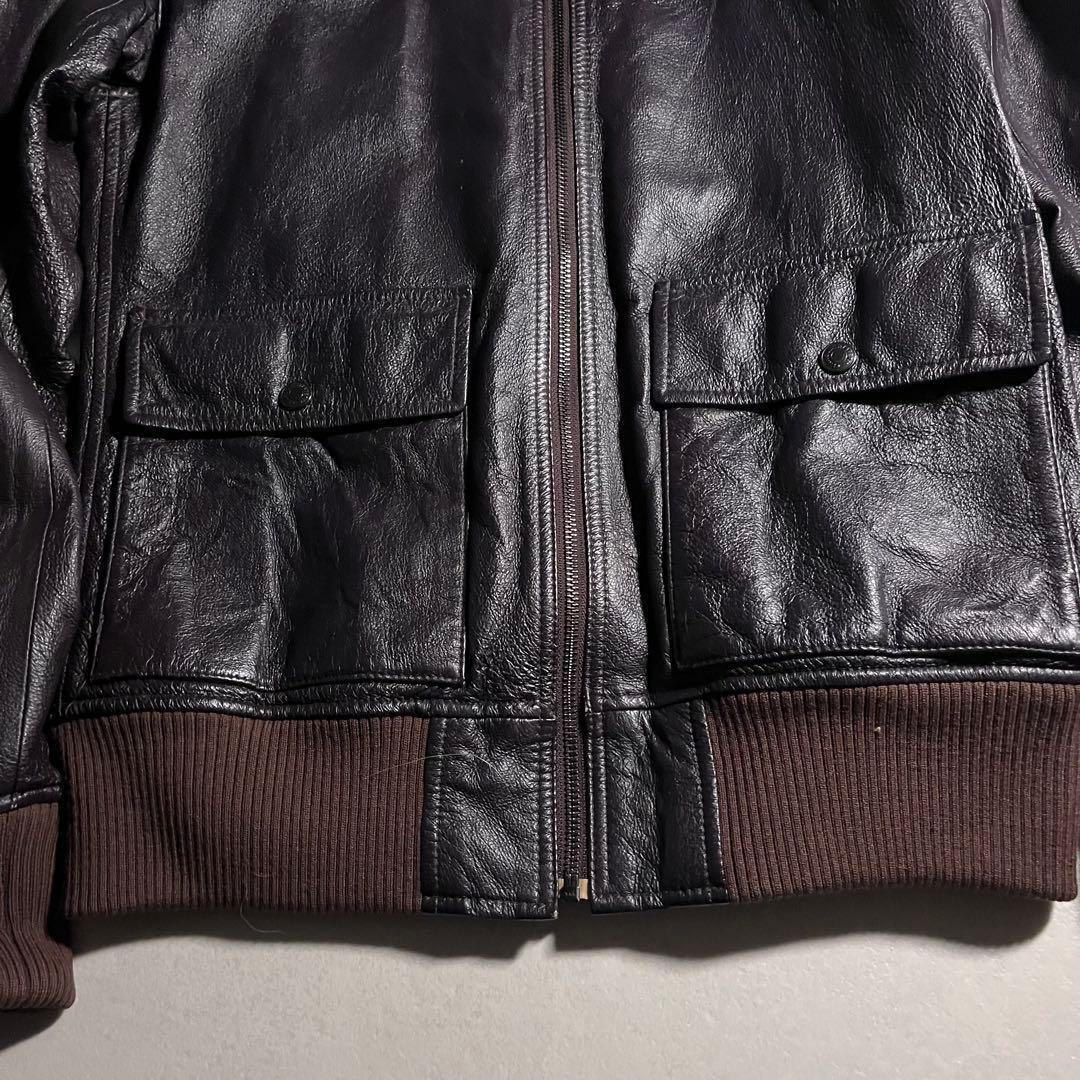 【ヒステリックグラマー】レザージャケット ライダース フライトジャケット L