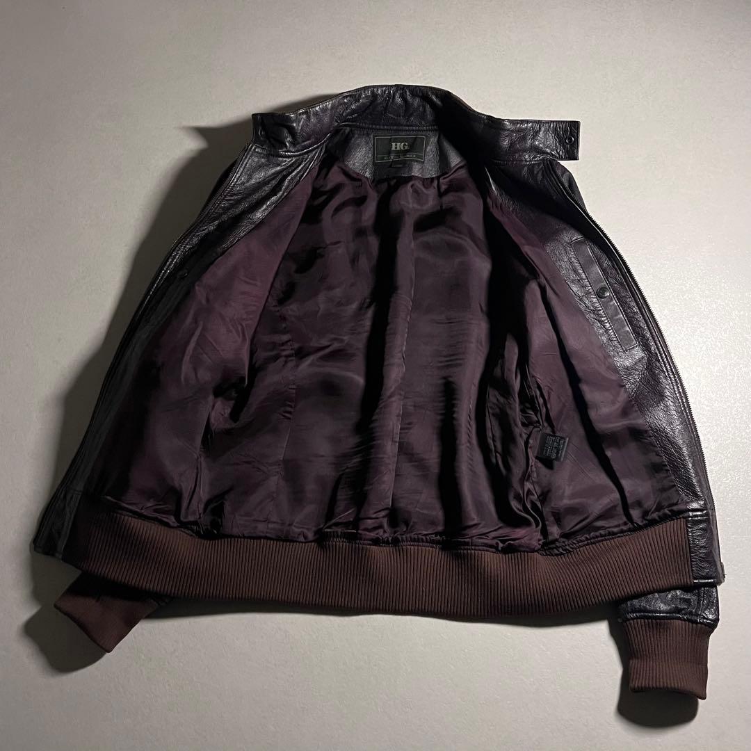 【ヒステリックグラマー】レザージャケット ライダース フライトジャケット L