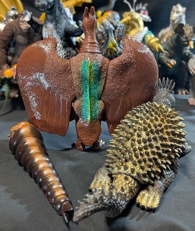 昭和ゴジラ 東宝チャンピオンまつり（バンダイ）ソフビコンプリート19体セット