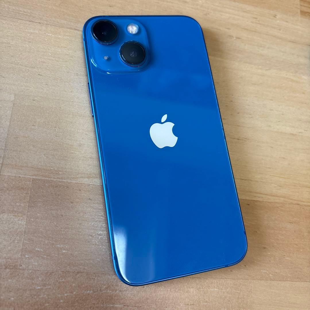 Apple iPhone 13 128GB SIMフリー　ブルー ケース付き