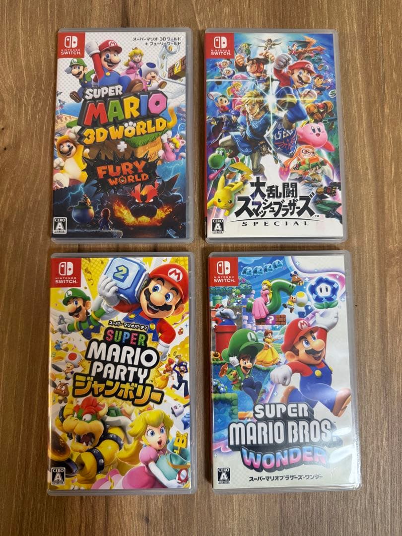 Nintendo Switch マリオゲーム4本セット