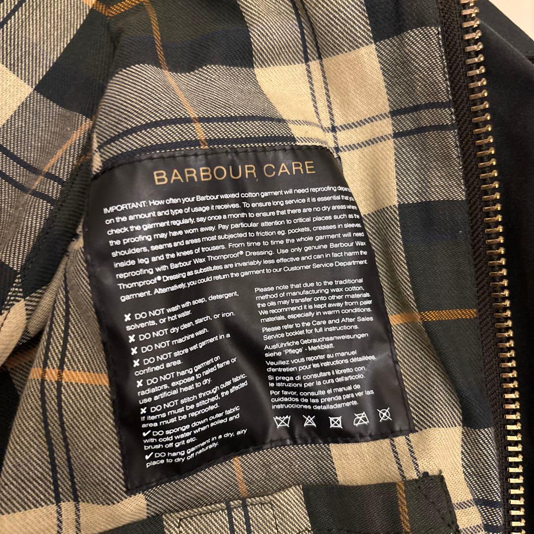 Barbour スペイジャケット Mサイズ セージグリーン オイルドジャケット