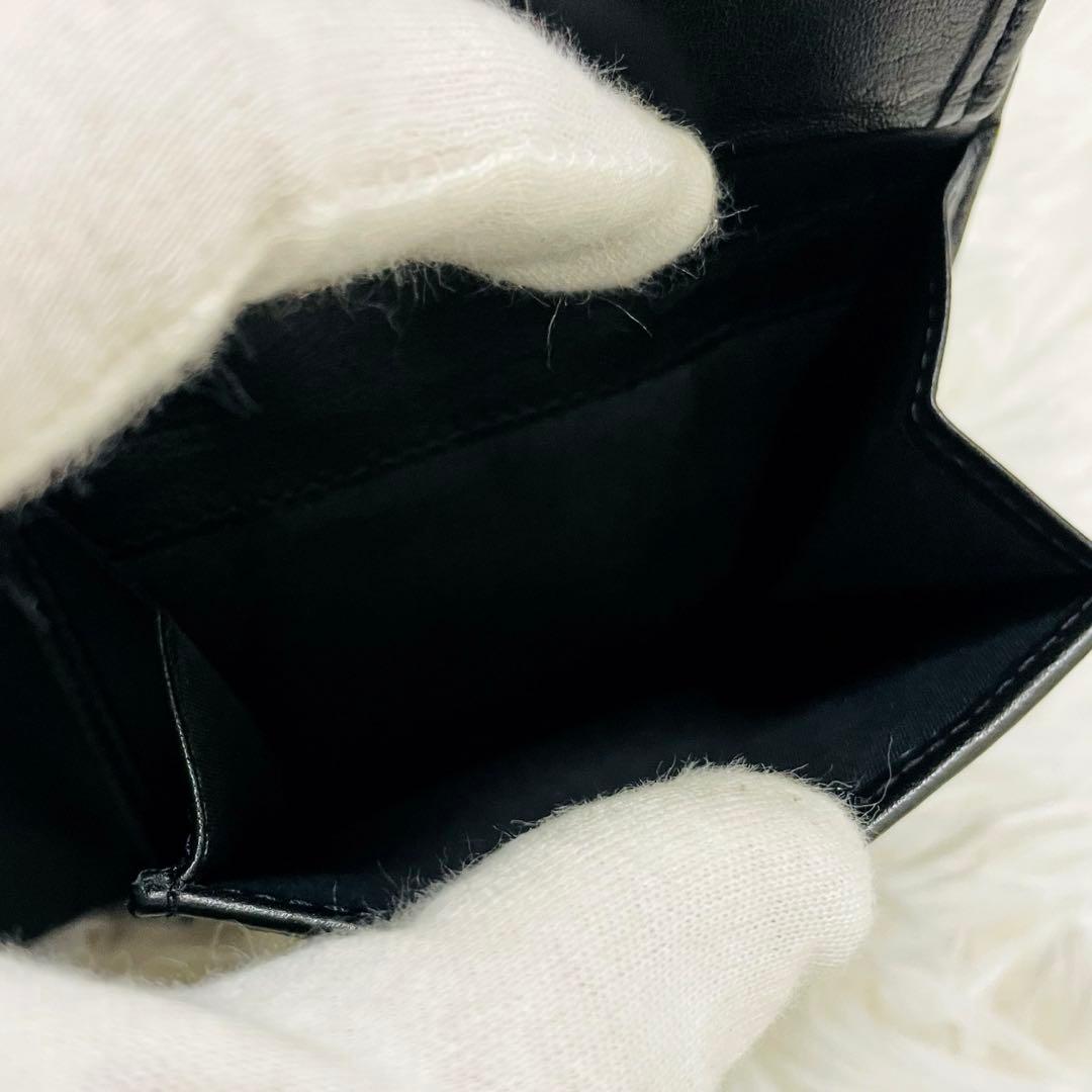 極美✨付属完備✨ディオール 二つ折り財布 オブリーク サドル レザー