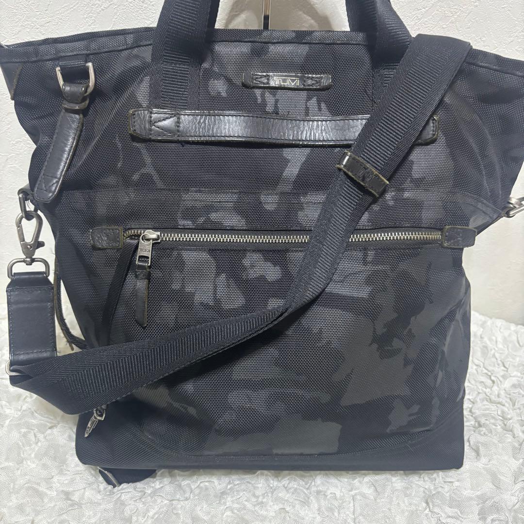 【極希少】TUMI ビジネスバッグ リュック ショルダー カモフラ 迷彩