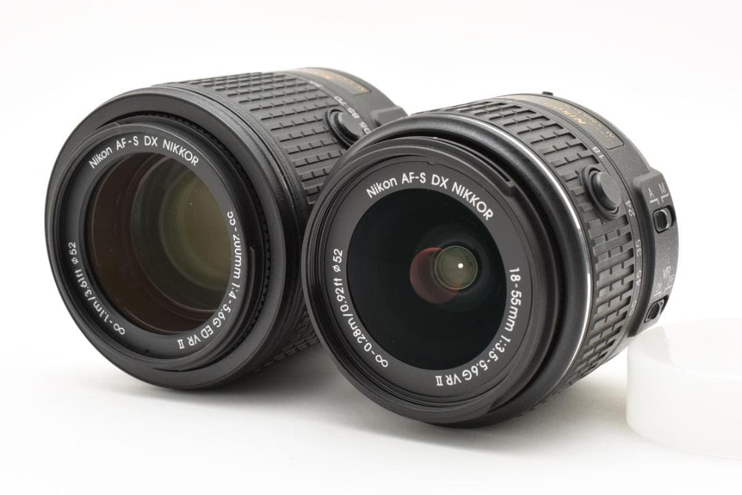 シャッター数6531 [美品 箱付] Nikon D5300 ダブルレンズキット