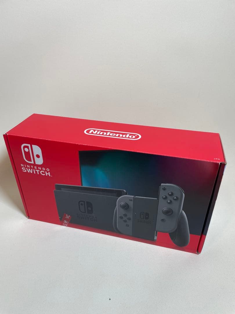 Nintendo Switch グレー 本体　美品　付属品完備