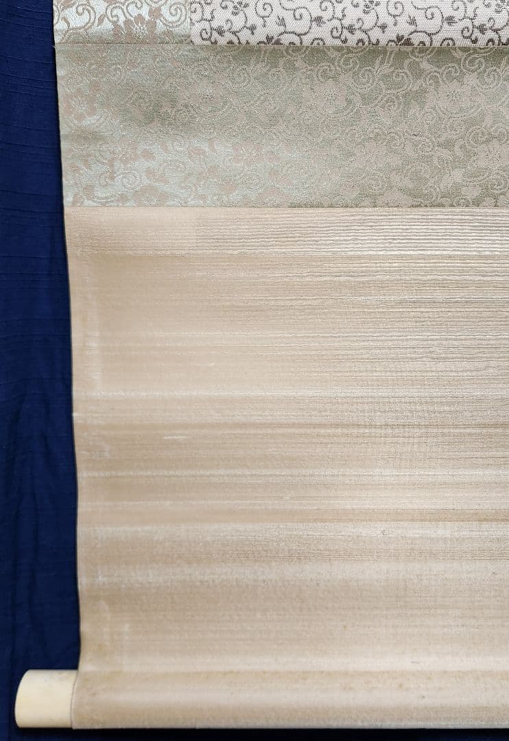 【薔薇小禽図】新村友畝 2695 バラ 掛け軸 肉筆 共箱 荒木十畝門下