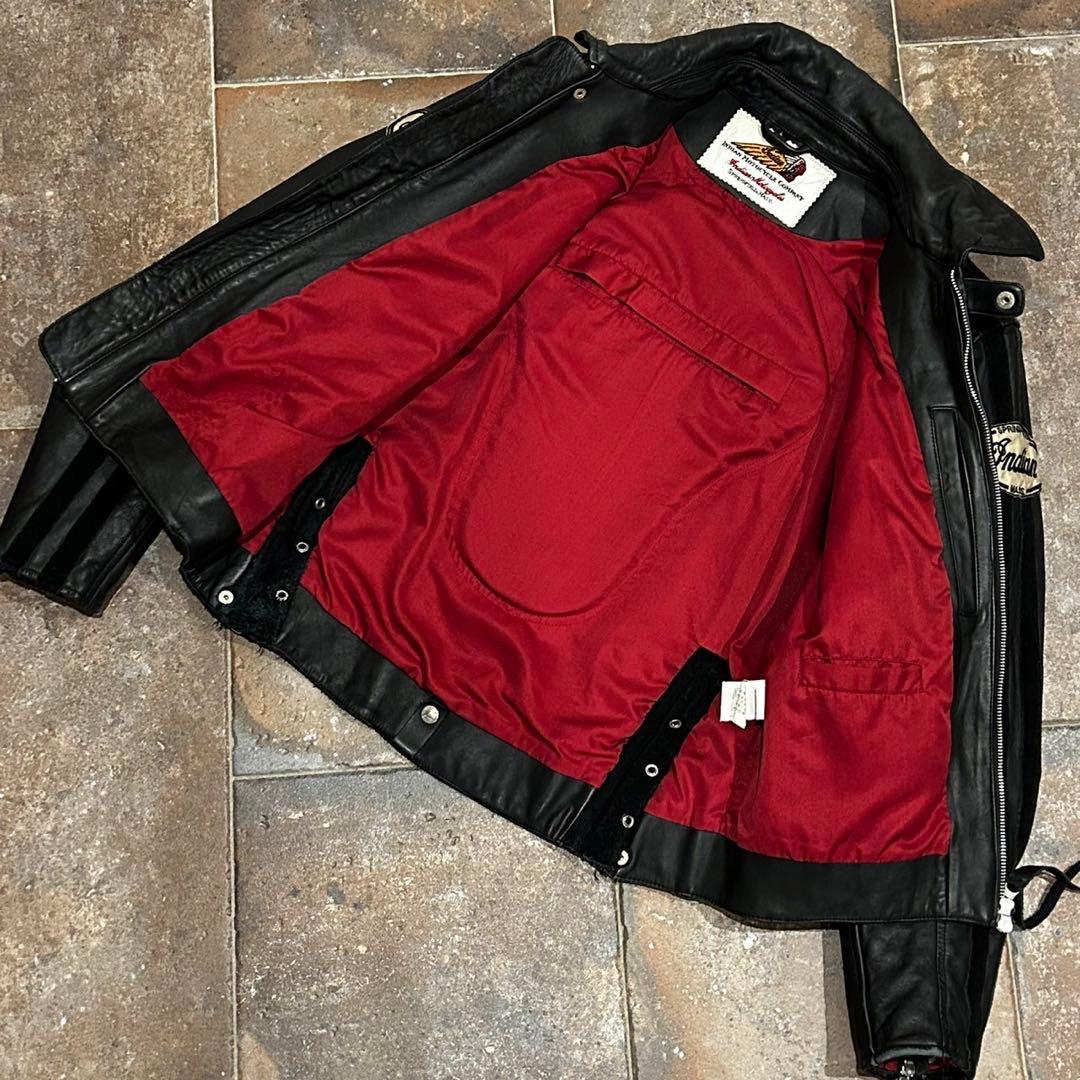Indian Motorcycle ライダース L スエード レザージャケット